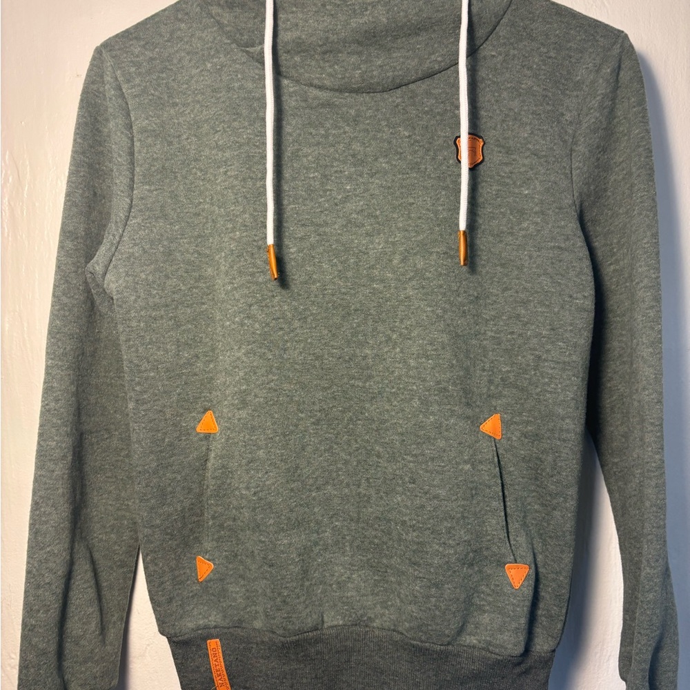 Naketano Heather Green Womens Hoodie